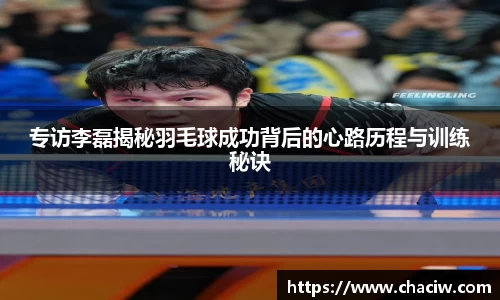 专访李磊揭秘羽毛球成功背后的心路历程与训练秘诀